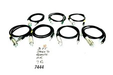 SWITCHCRAFT 3FT STEREO TO FEMALE XLR STEREO JACK TO 3 PIN XLR  7444 LOT OF 7 