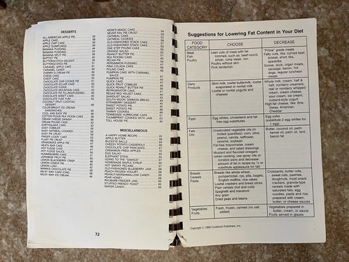 Cookbook Ladies Of Vision Yellow Springs Baptist Church Tennessee Vintage 2003 - Foto 7 di 13