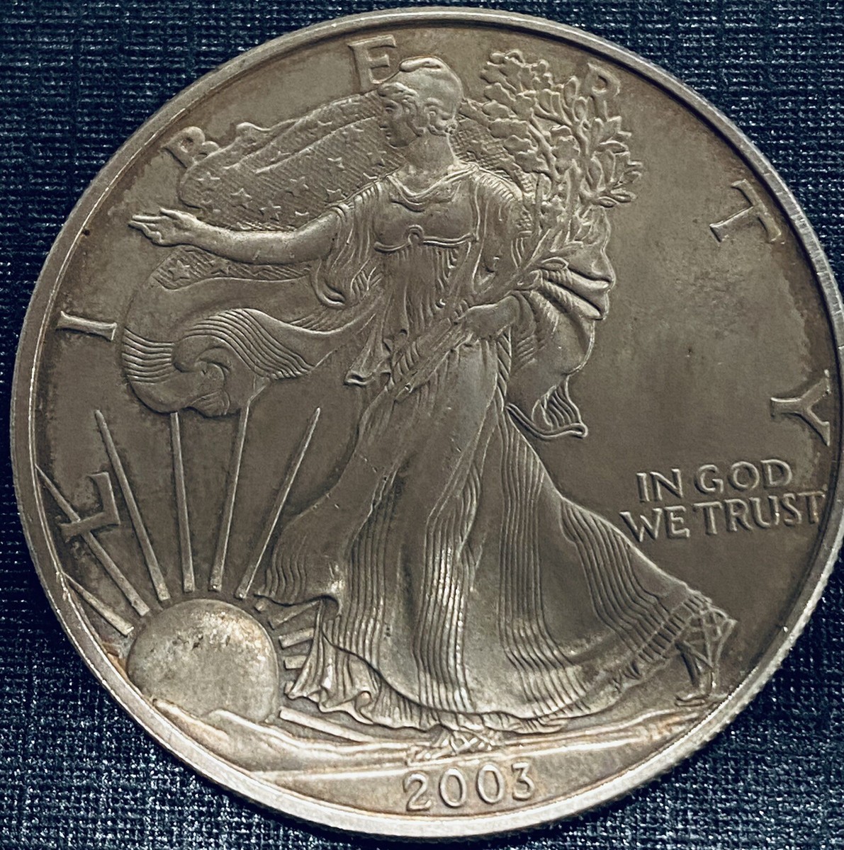 2003 Walking Liberty / American Eagle 1oz FINE SILVER DOLLAR | eBay