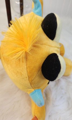 Kohls Cares Yellow Monster Don't Play with Your Food Stuffed Plush ADORABLE ! - Picture 7 of 9