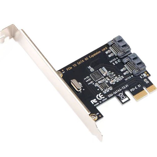 PCI-E SATA 1X 4X 8X 16X PCI-E Cards PCI Express To SATA 3.0 2-Port SATA III 6Gbp - Photo 8/14