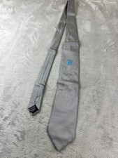 Vintage GIANNI VERSACE Gray Patterned Luxury Mens 100 Silk Tie Made In Italy