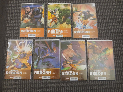 Heroes Reborn 1 2 3 4 5 6 7 complete set lot 2021 Marvel VF/NM f0912