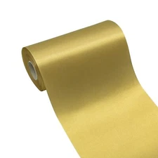 Gold Satin Ribbon 6 Inch 25 Yards Fabric Large Silk Ribbon for Gift Wrapping ...
