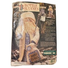 Dimensions Bottle Buddies Felt kit Jack Frost Holiday Craft Kit 1996 Deadstock