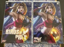 BIRDS OF PREY #1 HARLEY QUINN SUN KHAMUNAKI VIRGIN + TRADE VARIANT COVER 2023