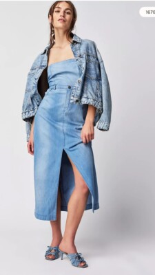 denim tube midi dress Free People Picture Perfect Strapless 10 or keep it simple meta-size-chart-size-chart---wovens Chocolate Brown Bridesmaid Dress Dimension:36 Denim mini dress