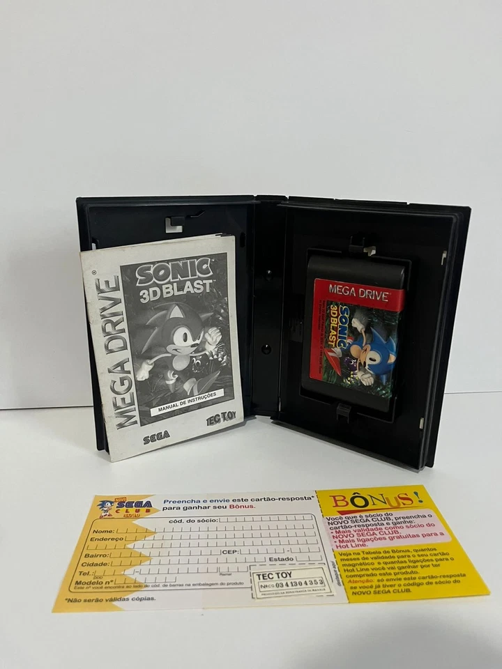 Sonic 3D Blast - Sega Genesis Mega Drive - Tectoy - Tec Toy Brasil Foto 4 de 4