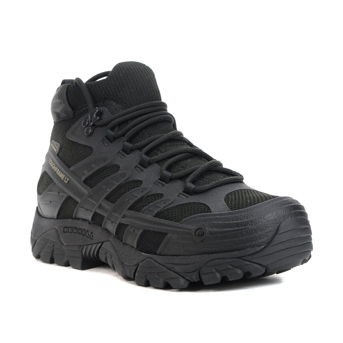 Merrell Men's Moab Velocity Mid Black Waterproof Tactical Boots