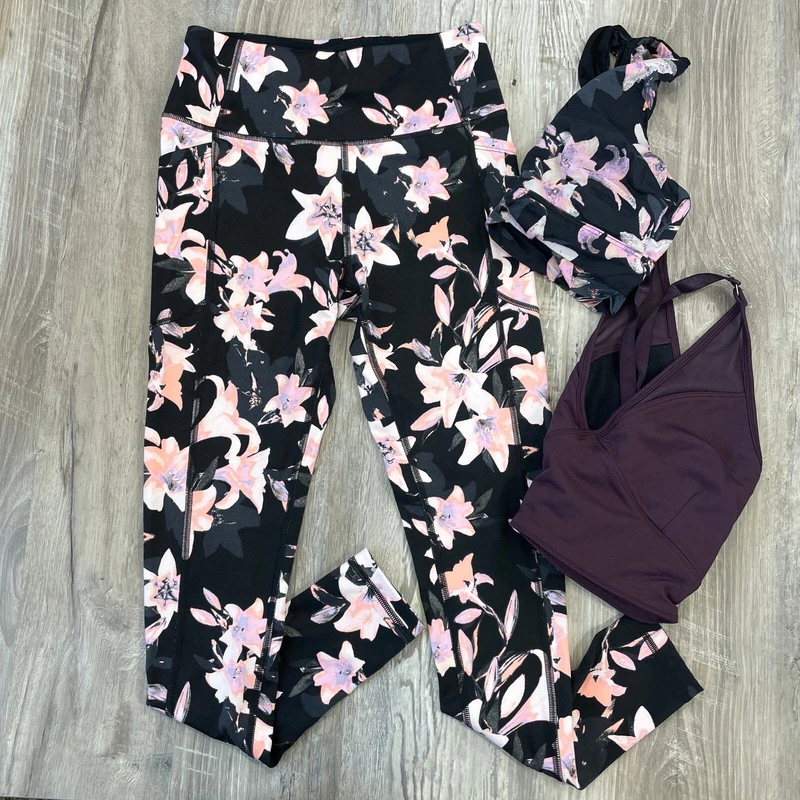 victoria-secret-vs floral free floral leggings
