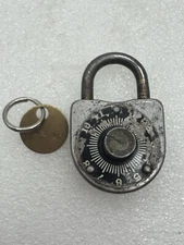 Vintage Slaymaker Scout Combination Padlock With Combo Number