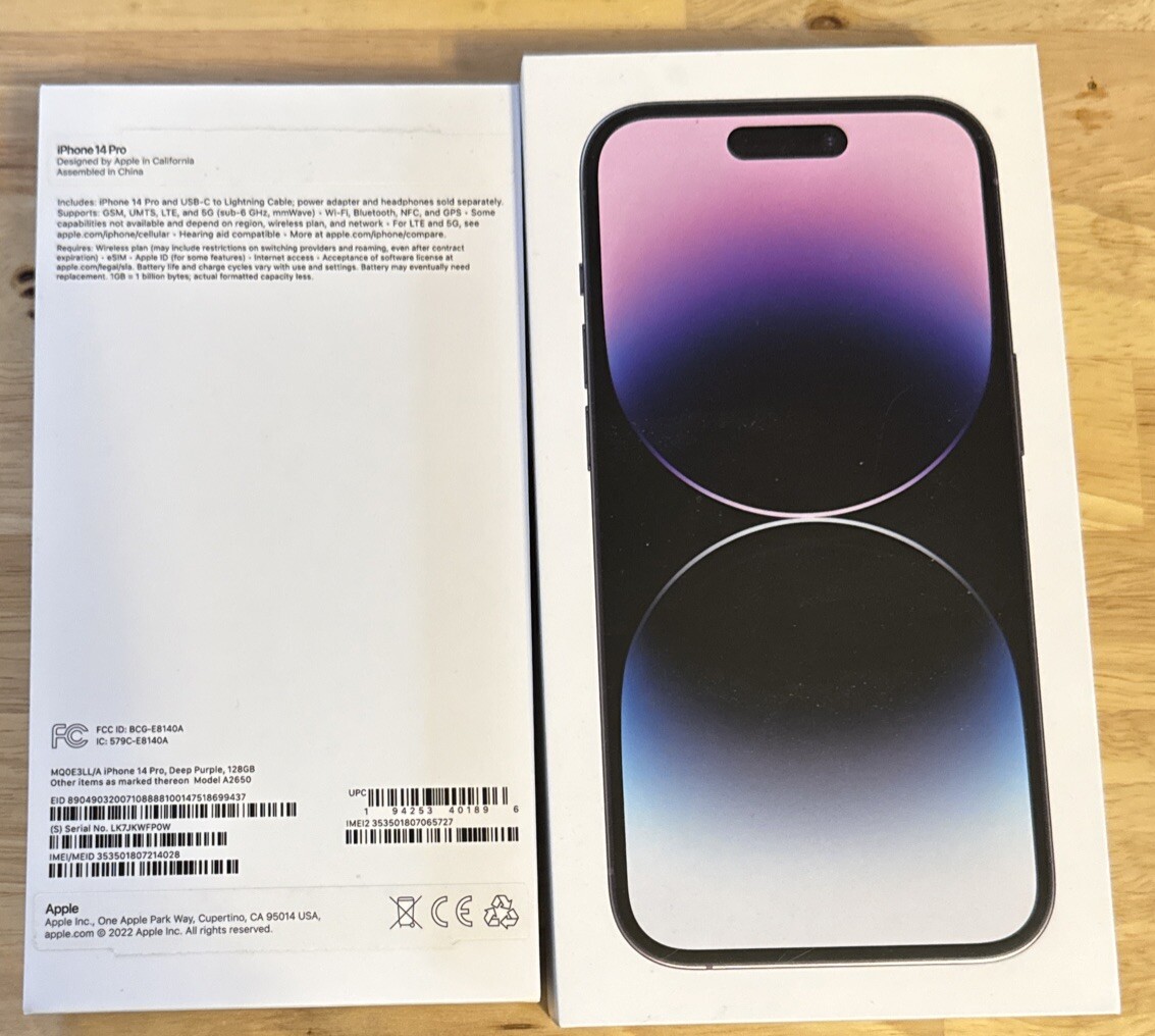 【極美品おまけ付】 iPhone 14 pro 128 Deep Purple Amazon.com: Apple iPhone 14 Pro, 128GB, Deep Purple