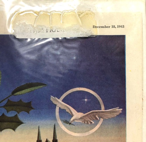 Sylvania Electric Ad Dec 1943 Saturday Evening Post Vintage Paper 13.75"x10.5" - Picture 4 of 7