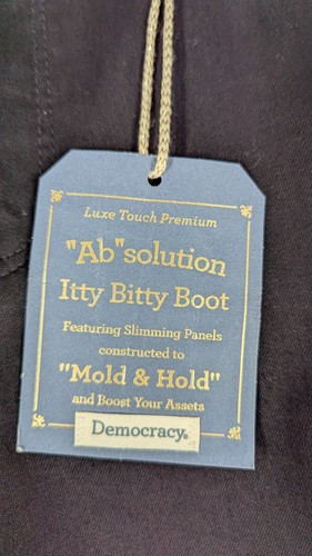 Democracy Women Jeans Size 16W NWT 32" Ab Solution Itty Bitty Boot Slimming - Imagen 3 de 14