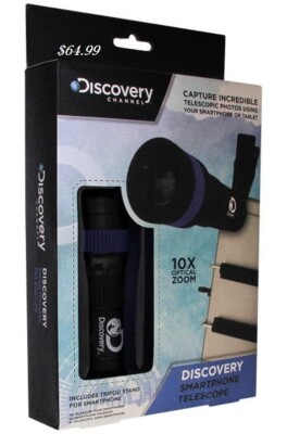 Discovery Brand Smartphone Or Tablet Telescope 10X Optical Zoom