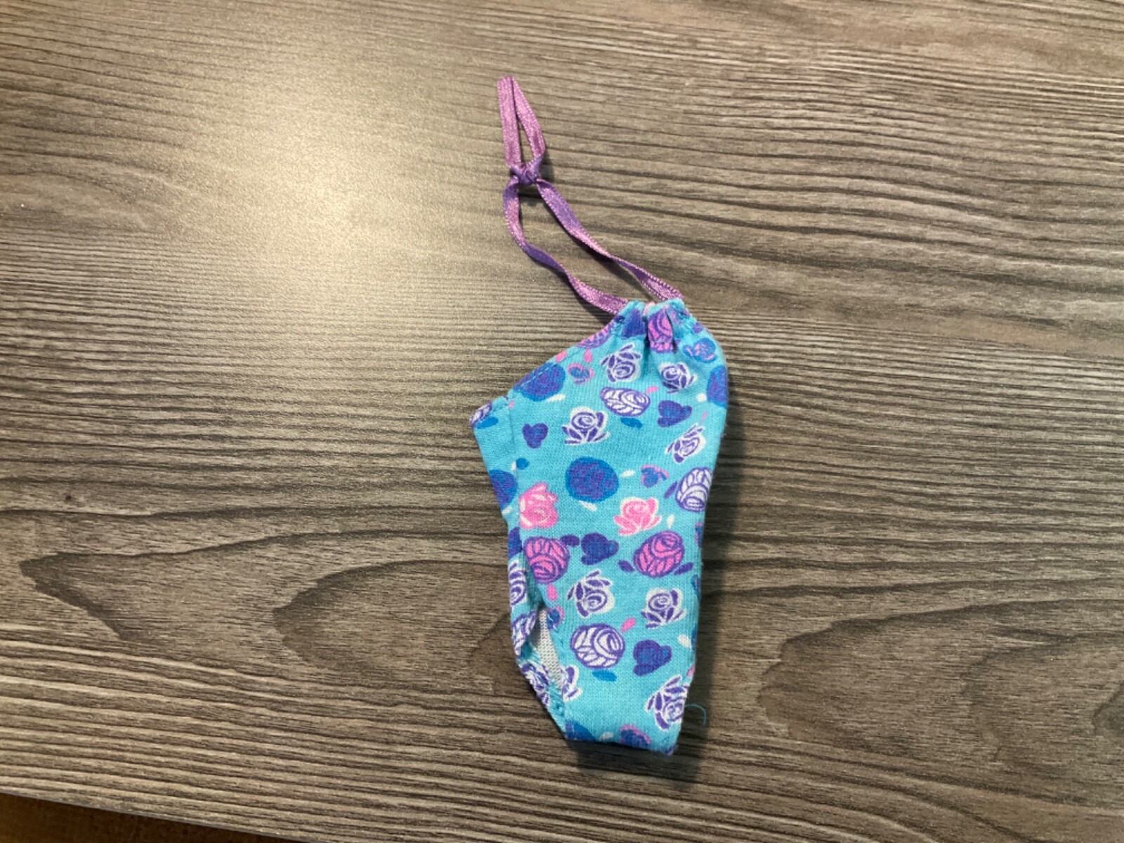 Mattel Barbie Doll Clothes 1 Piece  Multi Color Swimsuit Swim Wear Set  Lot # 12