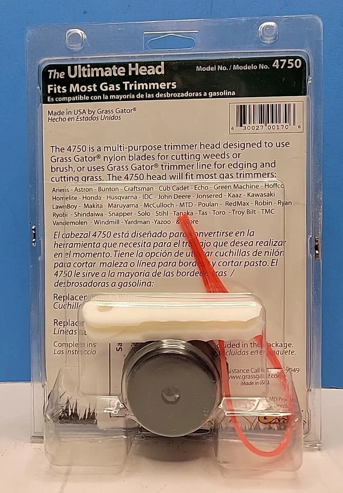 Grass Gator - The Ultimate Replacement Trimmer Head. Model 4750. - Image 3 of 3