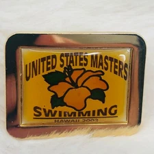 2002 United States Masters Swimming Hawaii Souvenir Lapel Pin