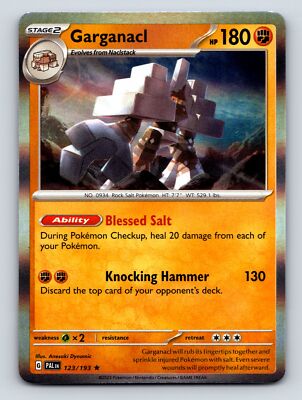 Stage 2 Garganacl HP 180 Blessed Salt Knocking Hammer Rarity