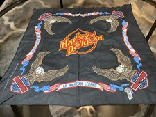 Vintage Harley Davidson Bandana American Legend Eagle 20x20