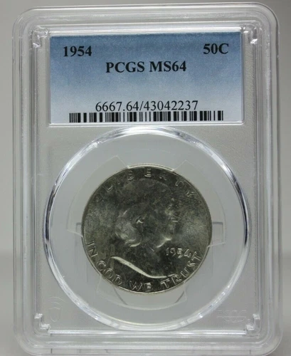PCGS 1954 MS64 Franklin Half Dollar [022GRA]