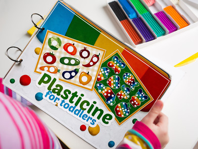 Quiet Book | Games With Plasticine For Toddlers | Fine Motor | Early Development