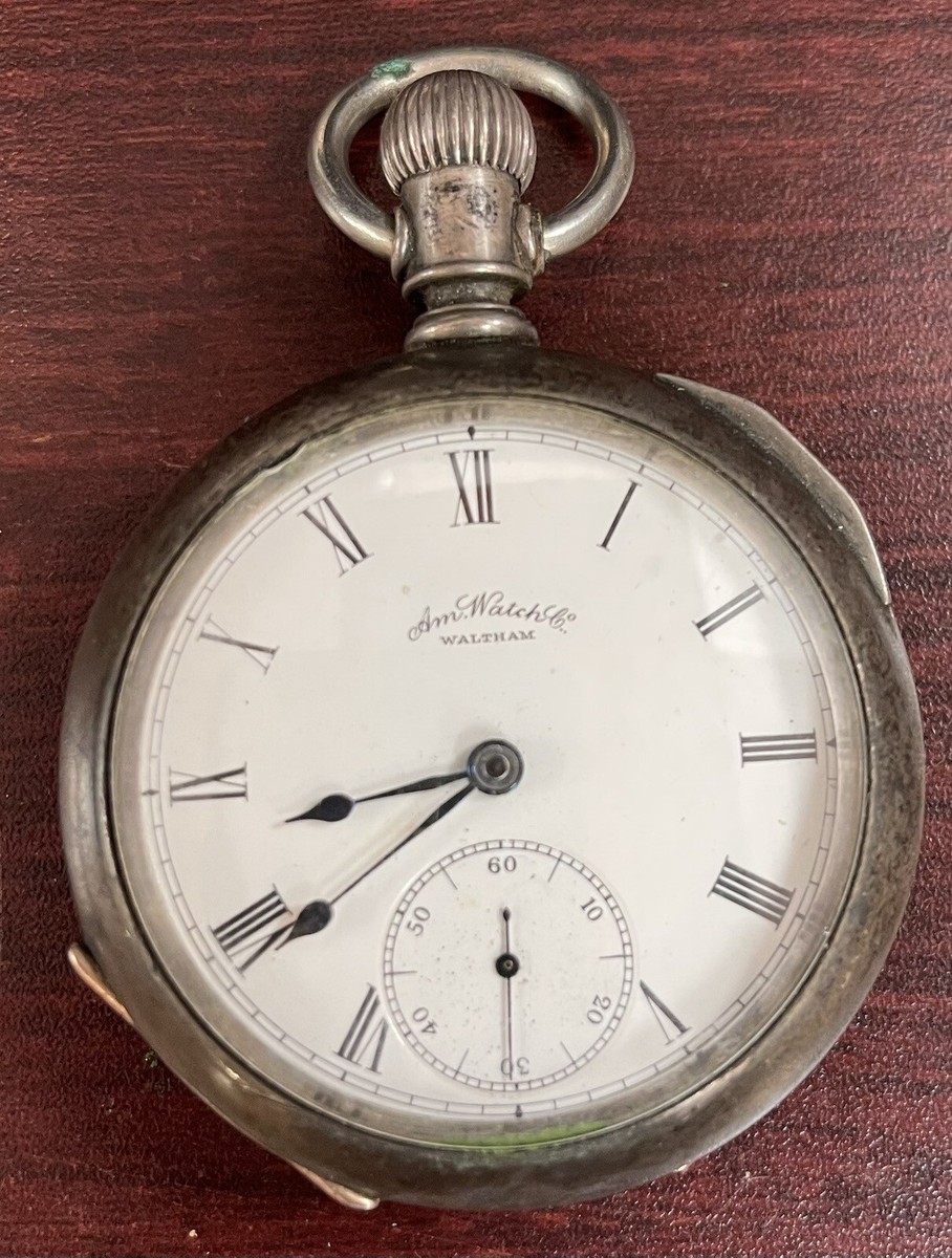 1887 Waltham Grade 1 Coin Silver Pocket Watch..TJ154 | eBay