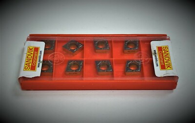 Sandvik 10 pcs.  CCMT 3(2.5)1-WF 3215    Carbide Inserts  CCMT 09 T3 04-WF 3215