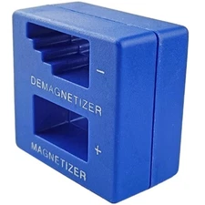 Demagnetizer and Magnetizer for Screwdriver Tip Bit Small Tool Large Screws