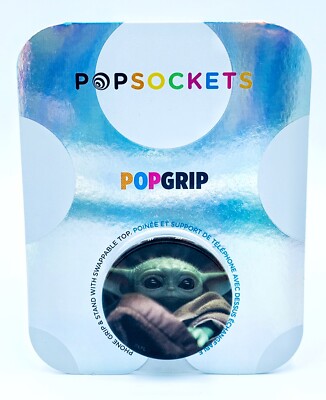 Baby Yoda Phone Grip-the child phone grip-yoda phone grip-glitter phone grip-star wars phone grip-star wars girl