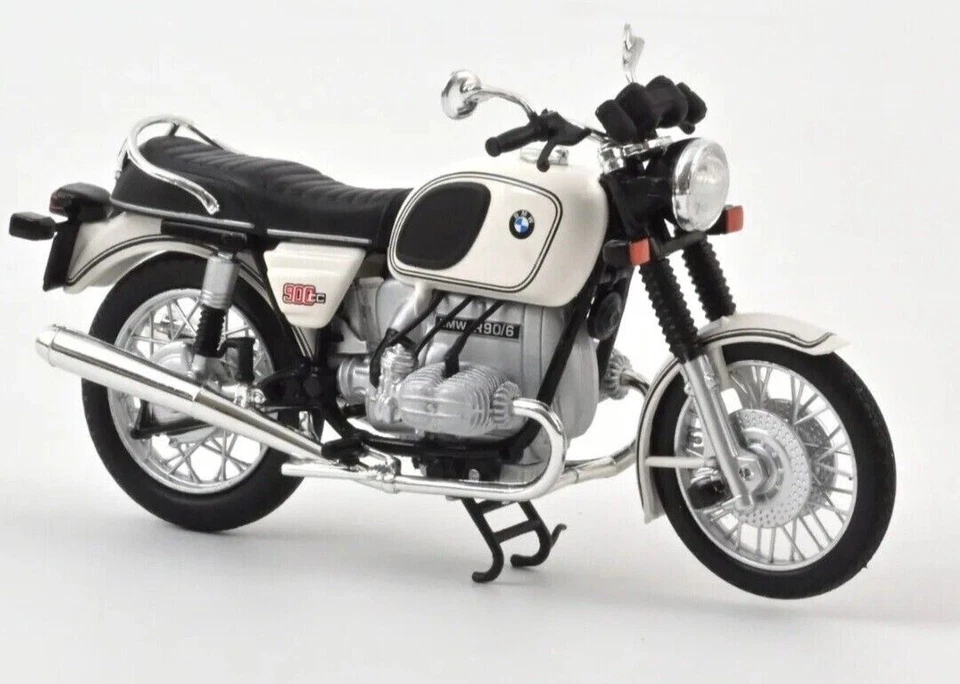 Norev BMW R90 R 90 Modell 1974 weiß white, 1:18 Artikel 182036 - Bild 2 von 4