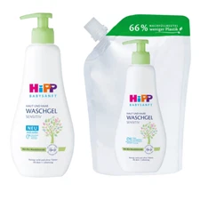 Hipp Baby Head to Toe Wash Gel with Refill Pack