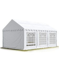 Tendone per Feste 4x6 m, Gazebo PVC 700 N, bianco