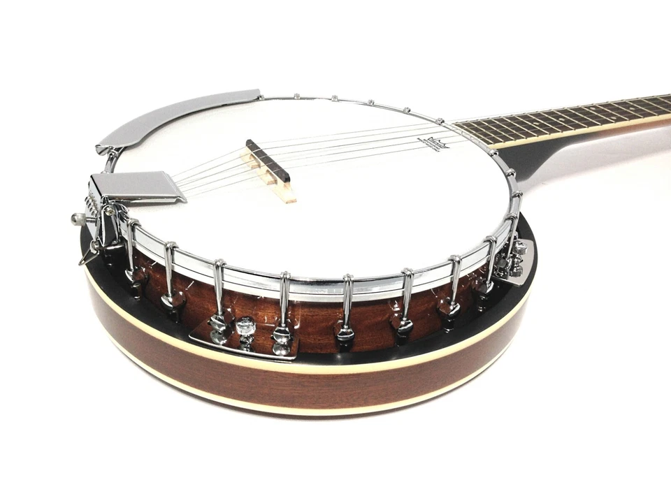 Caraya BJ-005 5-String Banjo, Mahogany Back + Free Gift Pack! - Image 3 of 4