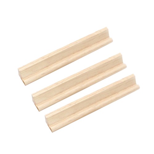 Wooden Tile Rack Numbers Letters Stand Holder Art Name Games Craft Replace - Picture 8 of 17