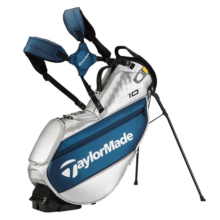 Taylormade Golf Tour Stand Bag New for 2024 Qi Series Blue Taylormade Golf Tour Stand Bag New for 2024 Qi Series Blue