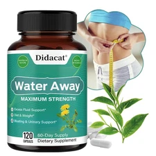 Water Retention Capsules for Women and Men - Fast Acting Easy To Take Water Away