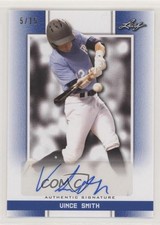 2019 Leaf Perfect Game National Showcase Blue 5/15 Vince Smith #BA-VS1 Auto nd3