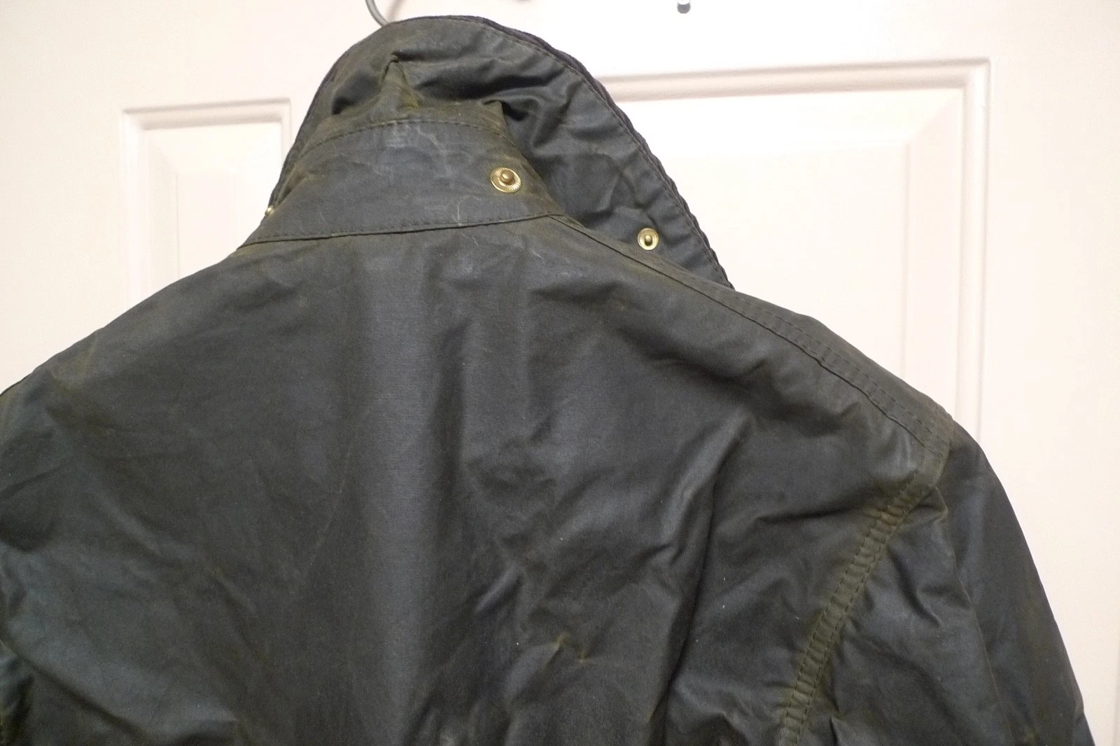 BARBOUR - A200 BORDER WAX COTTON JACKET - SAGE - MADE IN UK - EXCELLENT - 36 image 18