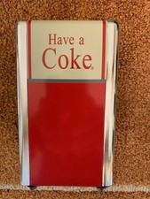 Vintage Metal Napkin Holder Have a Coke 1992 Diner Style excellent condition