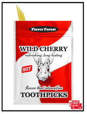 Wild Cherry Flavored Hot Cinnamon Toothpicks - 100ct FREE SHIPPING