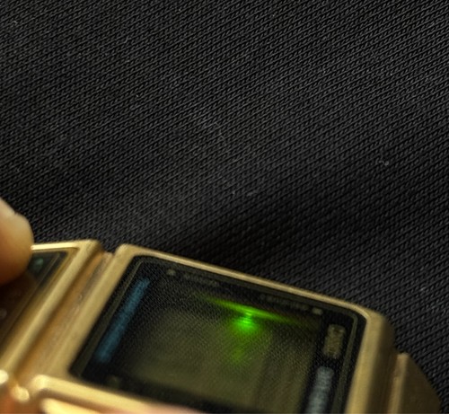 Casio Vintage Calculator Databank Uhr DBC-610G Goldgehäuse Edelstahlband - Bild 12 von 12