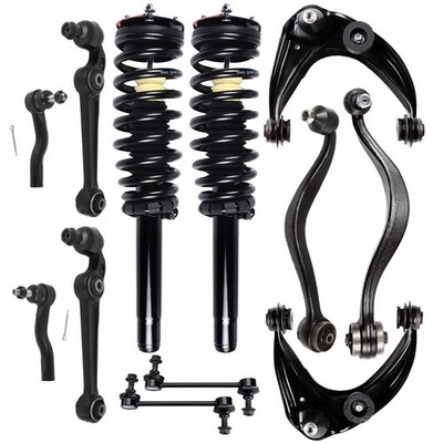 12pc Struts Ctrl Arm Ball Jt Stab Link Tie Rod for Ford Fusion 10-12 Milan 10-11
