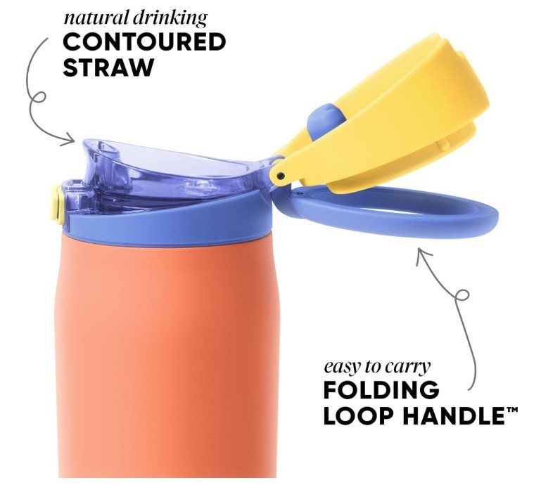 W Covered Straw & Handle_stainless Steel