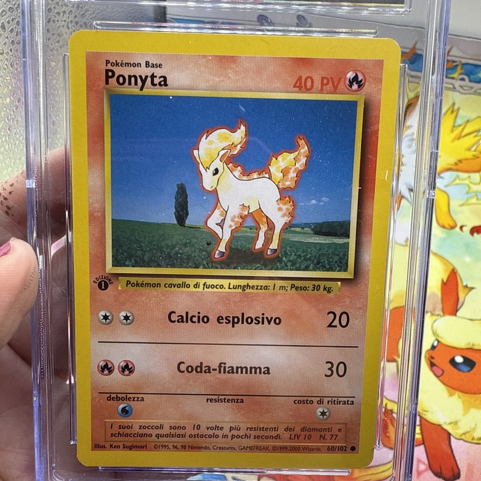 CGC 10 MINT Chinese Ponyta Base Set 1st Edition 2000 Pokemon 60/102 - Image 4 of 4
