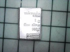 1 gram Silver Bar - Valcambi