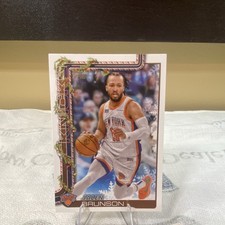 Topps Holiday 2024-25 Jalen Brunson Insert #H12 New York Knicks NBA Card