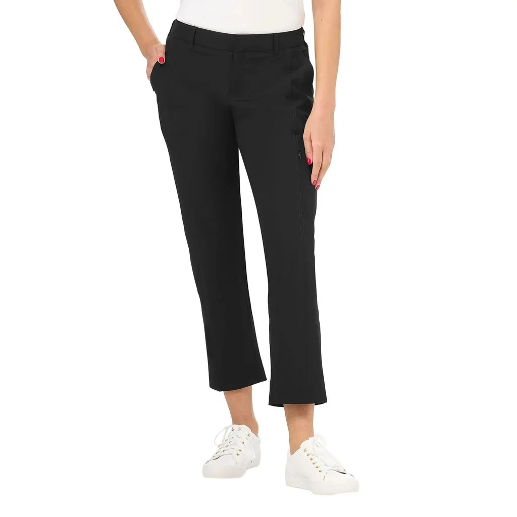 KIRKLAND SIGNATURE LADIES TRAVEL PANTS . TAN , BLUE , BLACK VARIOUS SIZES COLORS
Opens in a new wind