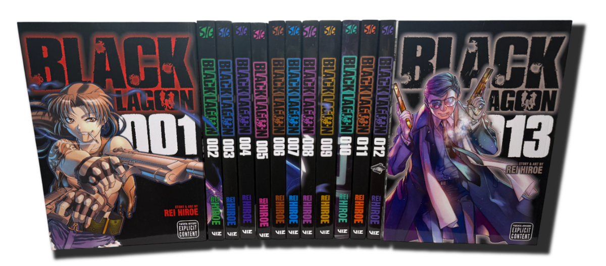Black Lagoon Volumes 1-13 Manga Set BRAND NEW English VIZ Media