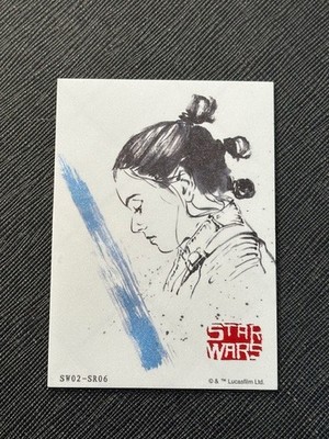 2025 China Card Fun Star Wars Global Art REY Chinese Painting Card